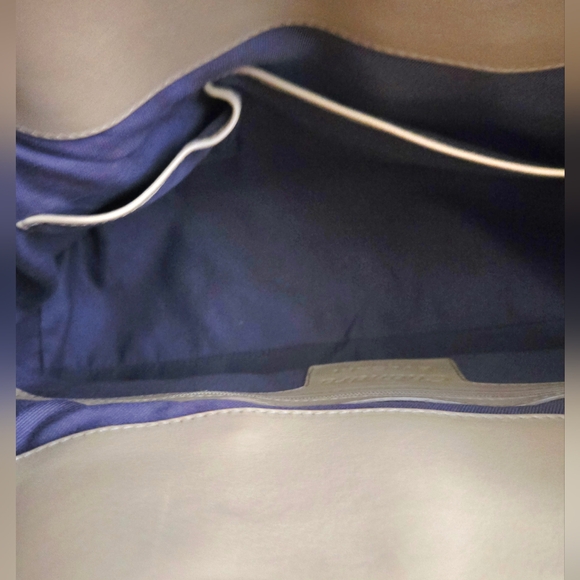 Authentic BVLGARI Chandra Ring Logo Nude Leather Sloutch Hobo‎ Tote Shoulder Bag - Picture 12 of 16